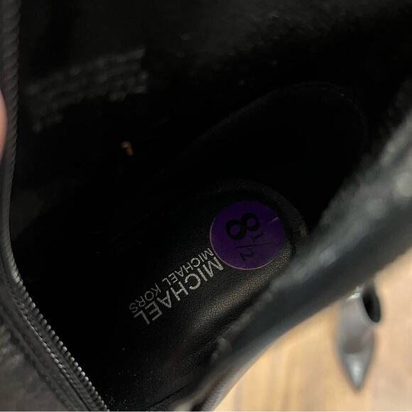 MICHAEL MICHAEL KORS Dorothy Flex Leather Ankle Boot SZ 8.5 - Picture 12 of 15